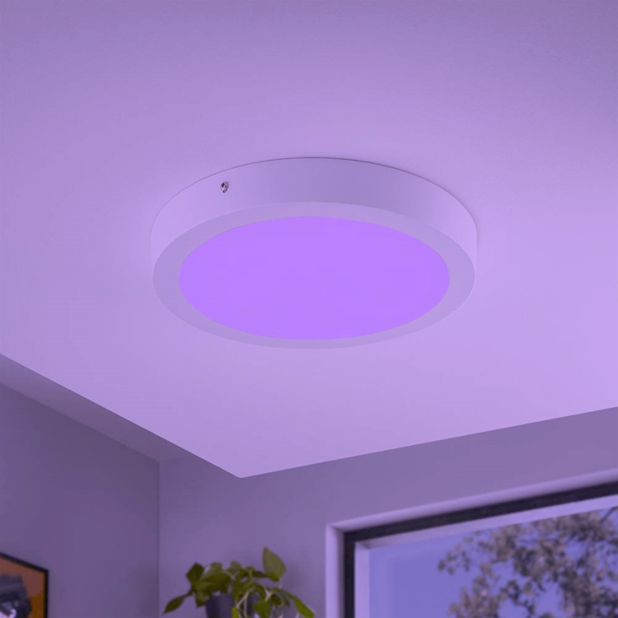 Eglo - Plafonnier LED RGBW dimmable FUEVA-C LED/21W/230V Ø 30 cm