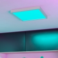 Eglo - Plafonnier LED RGBW dimmable pour salle de bains LED/13,5W/230V 2700-6500K 29,5x29,5 cm IP44 blanc