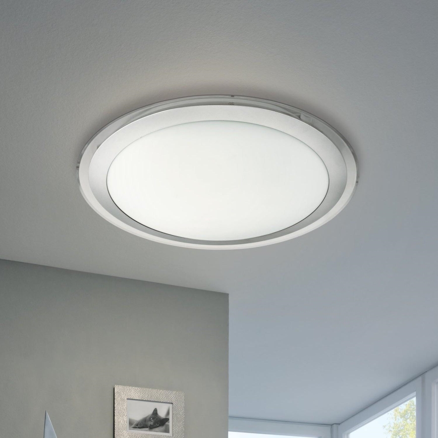 Eglo - Plafonnier LED RVBW à intensité variable COMPETA-C LED/17W/230V + télécommande