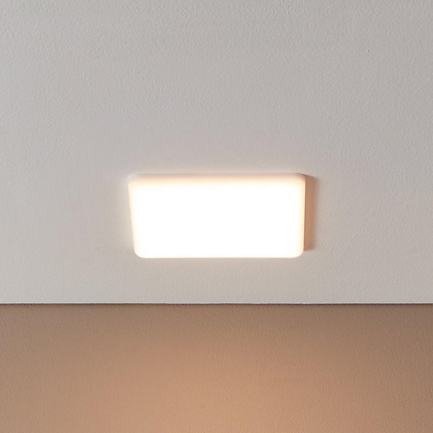 Eglo - Plafonnier LED salle de bain LED/11,5W/230V 15,5x15,5 cm IP65
