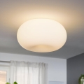 EGLO - Plafonnier OPTICA 2xE27/60W/230V verre opale d. 35 cm