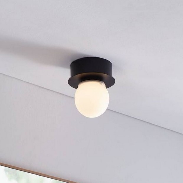 Eglo - Plafonnier salle de bain LED/3,3W/230V IP44 noir