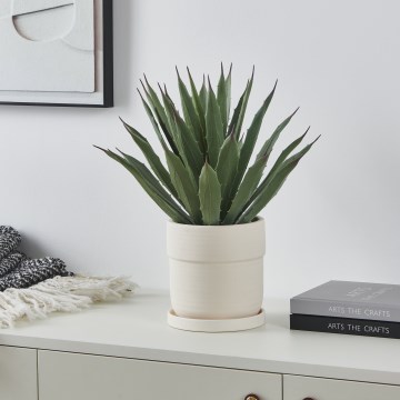 Eglo - Plante artificielle dans un pot de fleurs 36,5x25,5 cm