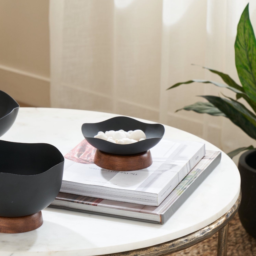 Eglo - Plateau décoratif d. 14,5 cm noir
