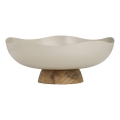 Eglo - Plateau décoratif d. 25 cm beige
