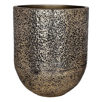 Eglo - Pot de fleurs en métal 50x42 cm doré
