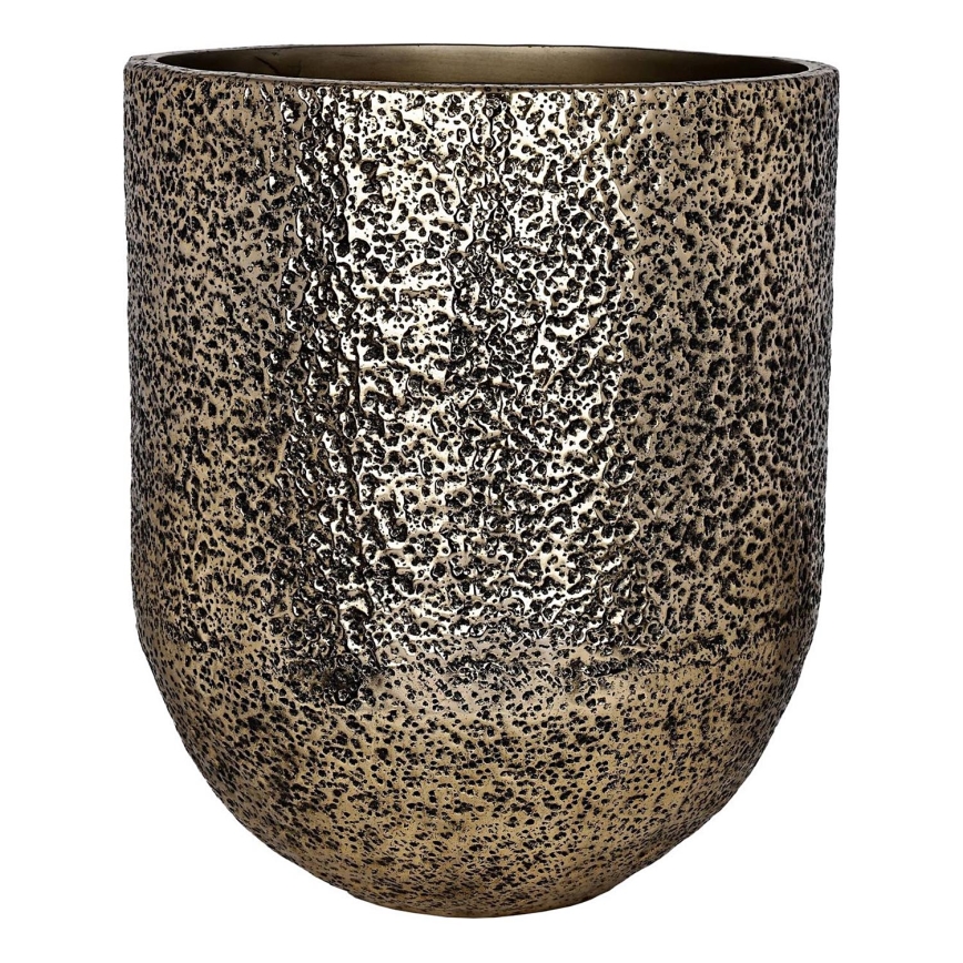 Eglo - Pot de fleurs en métal 50x42 cm doré