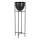 Eglo - Pot de fleurs en métal 73x23,5 cm noir