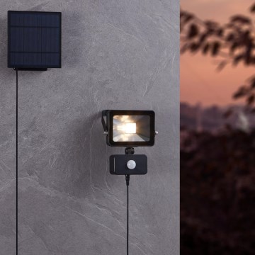 Eglo - Projecteur solaire LED avec capteur 15xLED/0,03W/3,7V 2600 mAh IP44