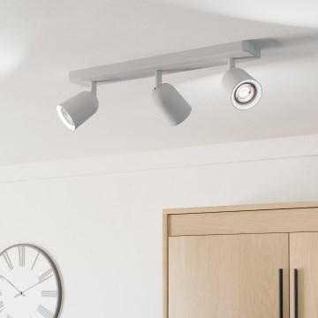 Eglo - Spot 3x GU10/10W/230V blanc