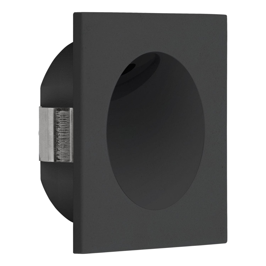 Eglo - Spot d'escalier LED/2W/230V 3000K noir