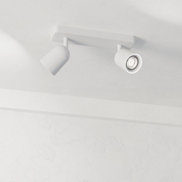 Eglo - Spot directionnel 2x GU10/10W/230V blanc