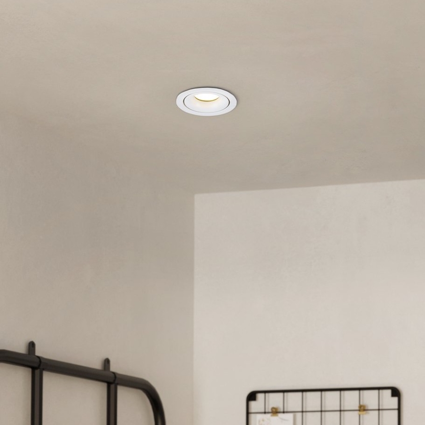Eglo - Spot encastrable à intensité variable/4,9W/230V blanc