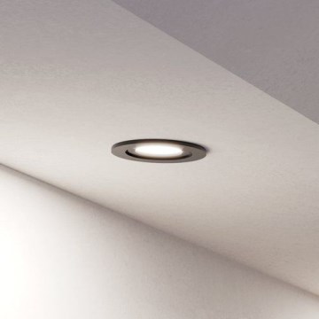 Eglo - Spot encastré LED pour salle de bains 1xGU10/4,5W/230V IP44 noir