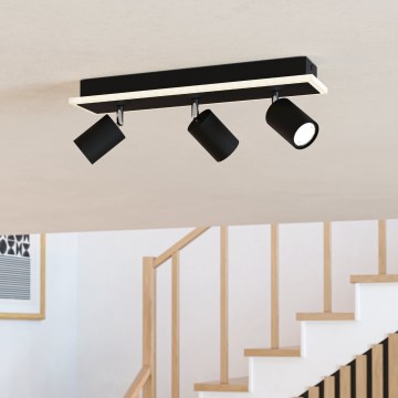 Eglo - Spot LED 20 W 230 V, noir