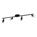 Eglo - Spot LED 4xGU10/2,8W/230V 3000K noir