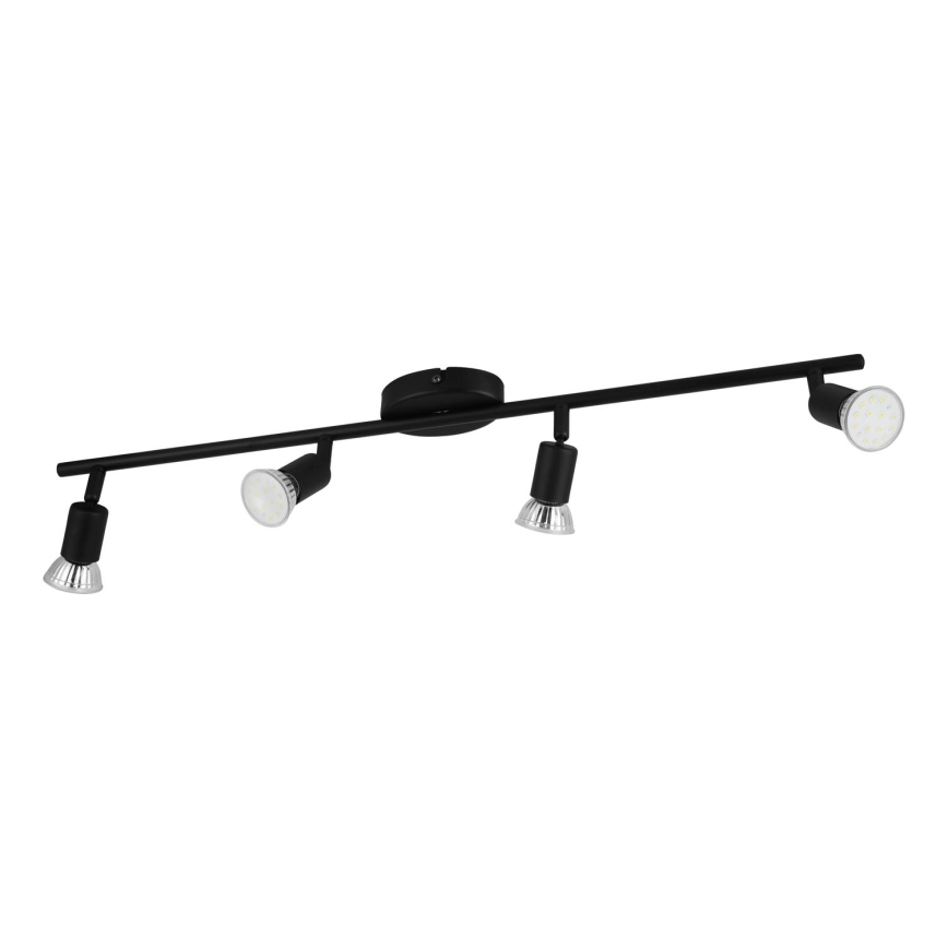 Eglo - Spot LED 4xGU10/2,8W/230V 3000K noir