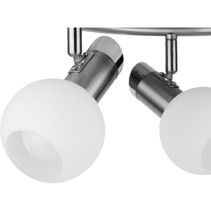Eglo - Spot LED MY CHOICE 3xE14/4W/230V  chrome mat/blanc