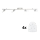 Eglo - Spot LED MY CHOICE 4xE14/4W/230V  chrome mat/blanc