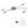 Eglo - Spot LED MY CHOICE 4xE14/4W/230V chrome mat/blanc