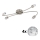 Eglo - Spot LED MY CHOICE 4xE14/4W/230V chrome mat/blanc/noir