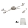 Eglo - Spot LED MY CHOICE 4xE14/4W/230V chrome mat/crème