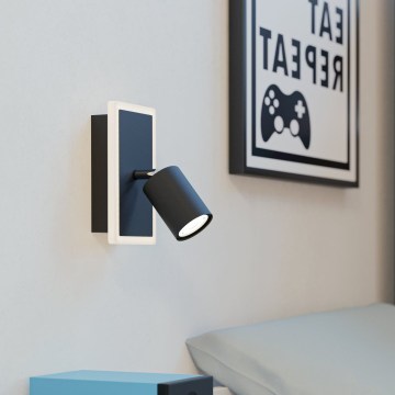 Eglo - Spot mural LED/7W/230V noir