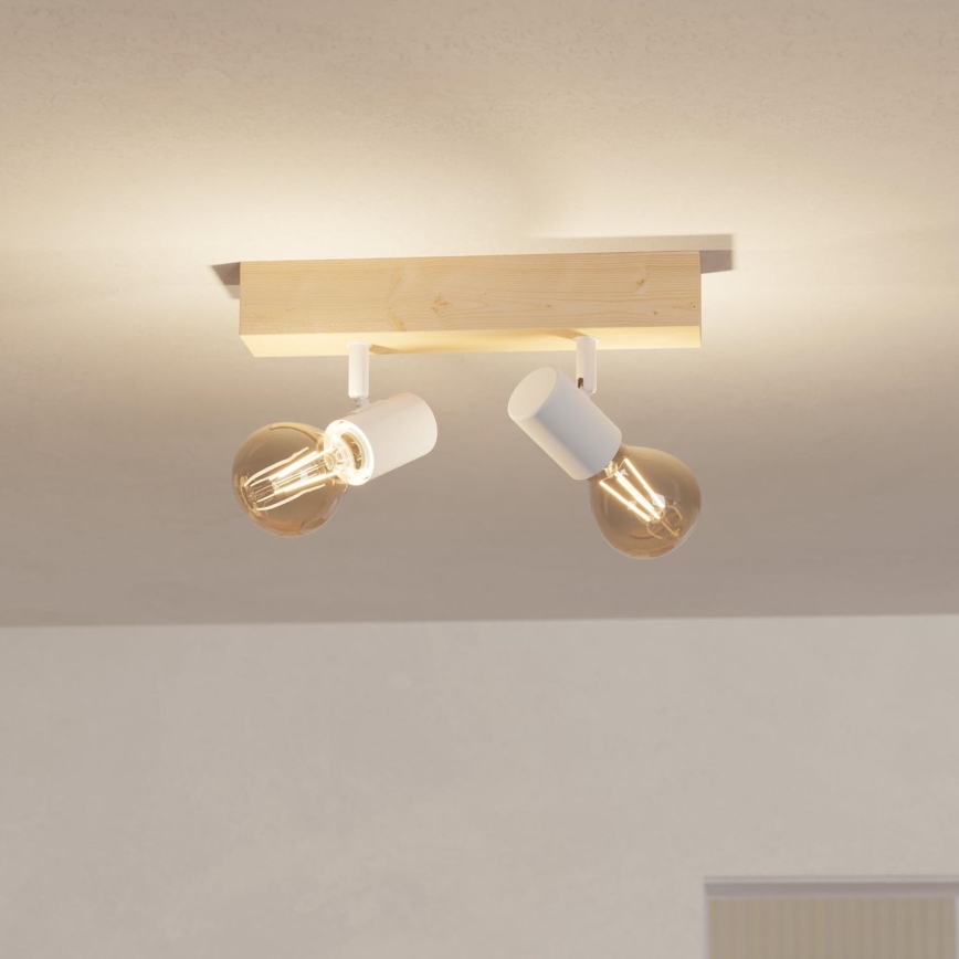 Eglo - Spot TOWNSHEND 2xE27/60W/230V - FSC certifié