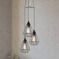 Eglo - Suspension 3xE27/60W/230V