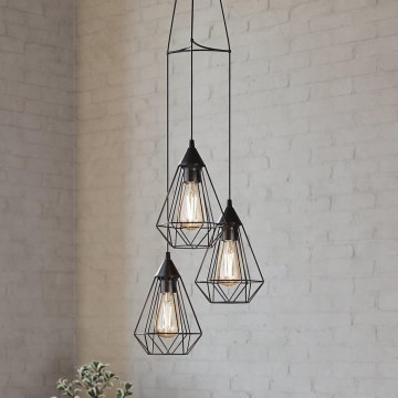 Eglo - Suspension 3xE27/60W/230V