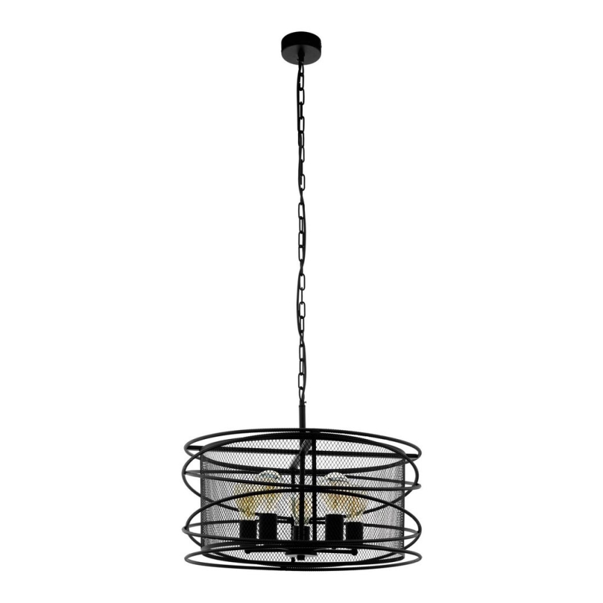 Eglo - Suspension avec chaîne 5xE27/60W/230V