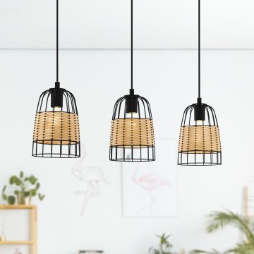 Eglo - Suspension avec fil 3xE27/40W/230V