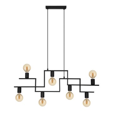Eglo - Suspension avec fil 7xE27/60W/230V