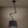 Eglo - Suspension-barre 1xE27/40W/230V noir