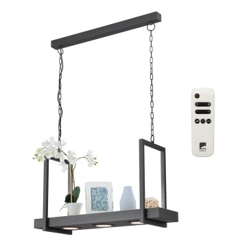 Eglo - Suspension dimmable LED RGB avec chaîne 3xLED/6W/230V + télécommande