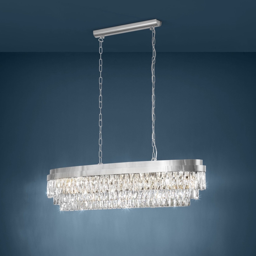 Eglo - Suspension filaire  13xE14/40W/230V brillant chrome