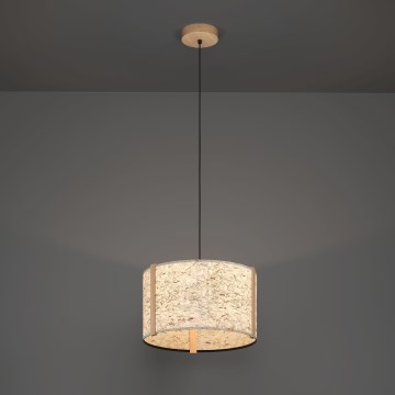Eglo - Suspension filaire 1xE27/25W/230V beige