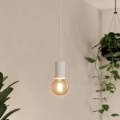 Eglo - Suspension filaire 1xE27/40W/230V blanc