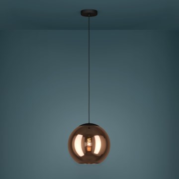 Eglo - Suspension filaire 1xE27/40W/230V cuivre