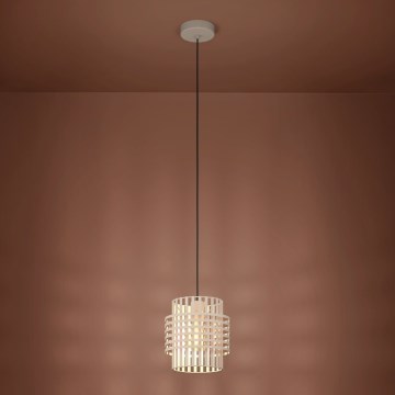 Eglo - Suspension filaire 1xE27/40W/230V d. 21 cm crème