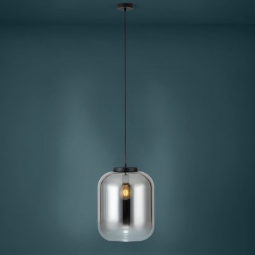 Eglo - Suspension filaire 1xE27/40W/230V d. 35 cm fumé