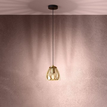 Eglo - Suspension filaire 1xE27/40W/230V doré