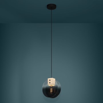 Eglo - Suspension filaire 1xE27/40W/230V fumé