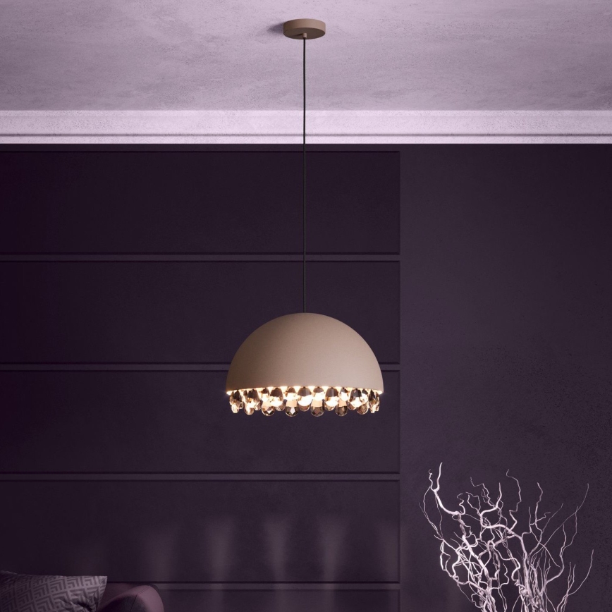 Eglo - Suspension filaire 1xE27/40W/230V marron