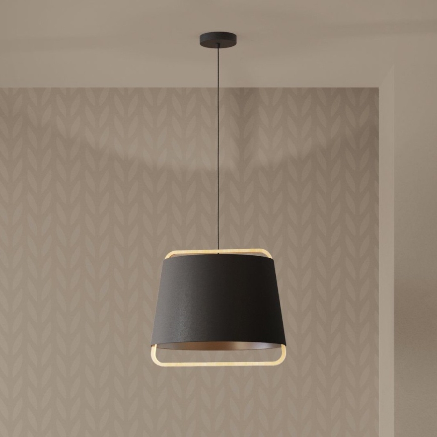Eglo - Suspension filaire 1xE27/40W/230V noir