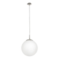 EGLO - Suspension filaire 1xE27/60W/230V d. 25 cm blanc