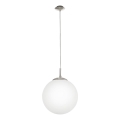 EGLO - Suspension filaire 1xE27/60W/230V d. 30 cm blanc