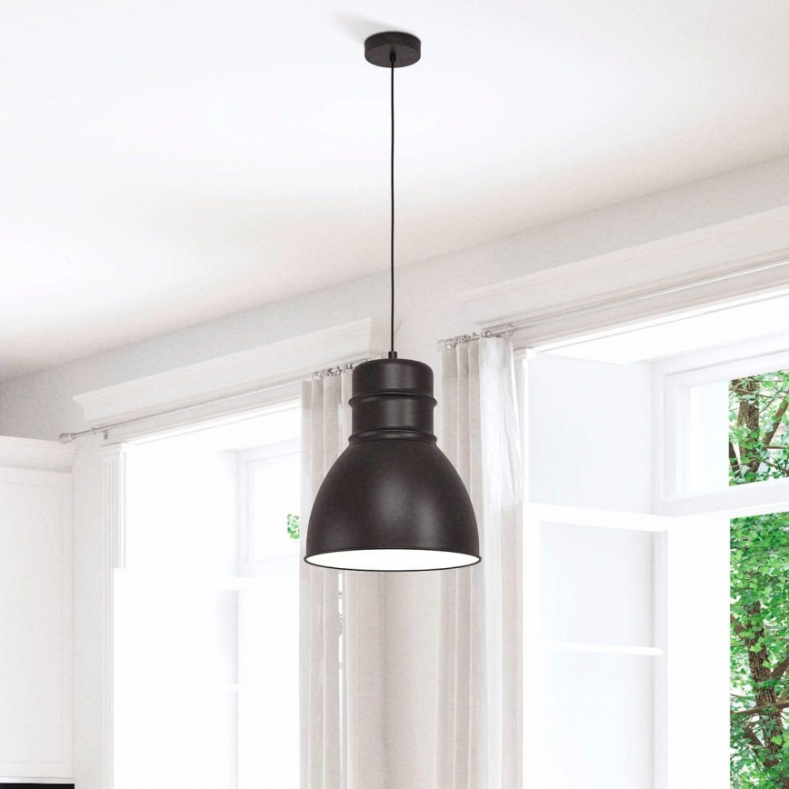 Eglo - Suspension filaire 1xE27/60W/230V noire