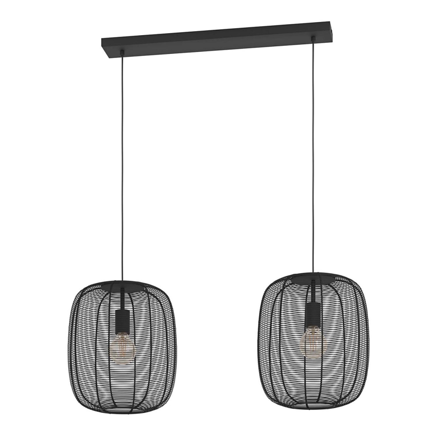 Eglo - Suspension filaire 2xE27/40W/230V