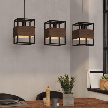 Eglo - Suspension filaire 3xE27/40W/230V